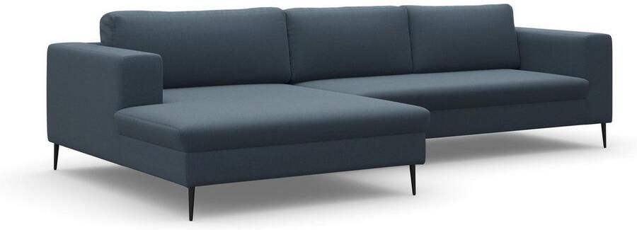 DOMO collection Hoekbank Modica tijdloos en elegant L-vorm moderne uitstraling met extra brede chaise longue ook in corduroy - Foto 5