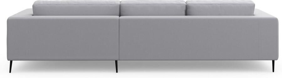 DOMO collection Hoekbank Modica tijdloos en elegant L-vorm moderne uitstraling met extra brede chaise longue ook in corduroy - Foto 7