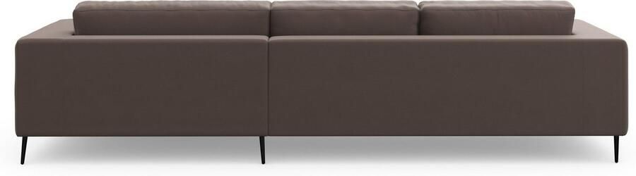 DOMO collection Hoekbank Modica tijdloos en elegant L-vorm moderne uitstraling met extra brede chaise longue ook in corduroy - Foto 7