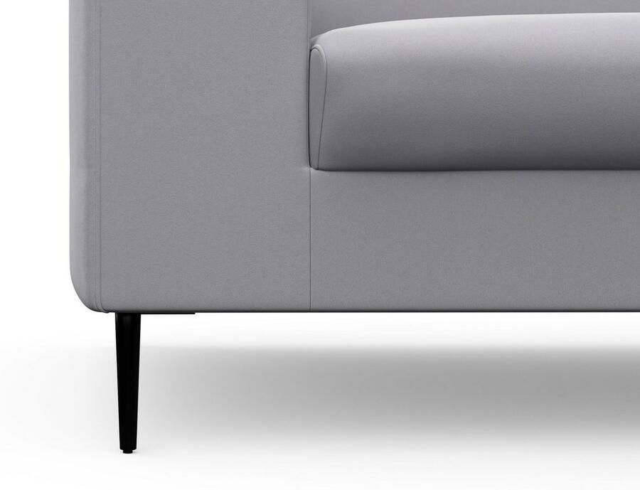 DOMO collection Hoekbank Modica tijdloos en elegant L-vorm moderne uitstraling met extra brede chaise longue ook in corduroy