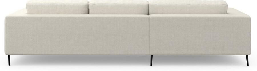 DOMO collection Hoekbank Modica tijdloos en elegant L-vorm moderne uitstraling met extra brede chaise longue ook in corduroy - Foto 5