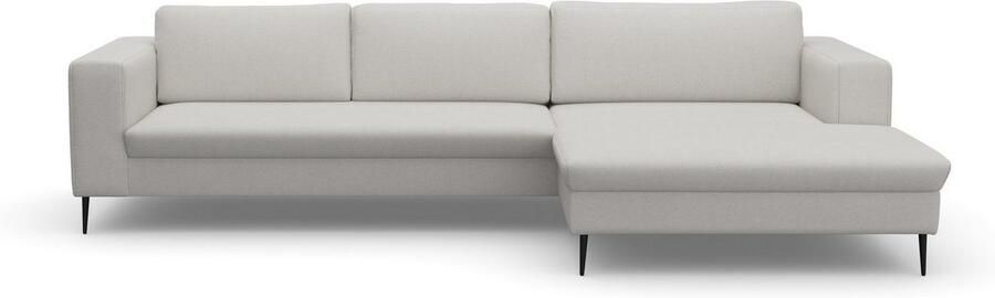 DOMO collection Hoekbank Modica tijdloos en elegant L-vorm moderne uitstraling met extra brede chaise longue ook in corduroy - Foto 5