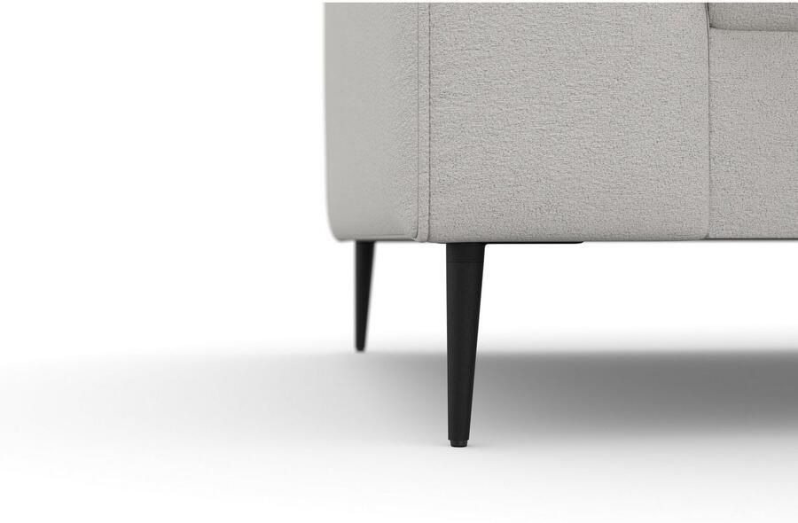 DOMO collection Hoekbank Modica tijdloos en elegant L-vorm moderne uitstraling met extra brede chaise longue ook in corduroy - Foto 4