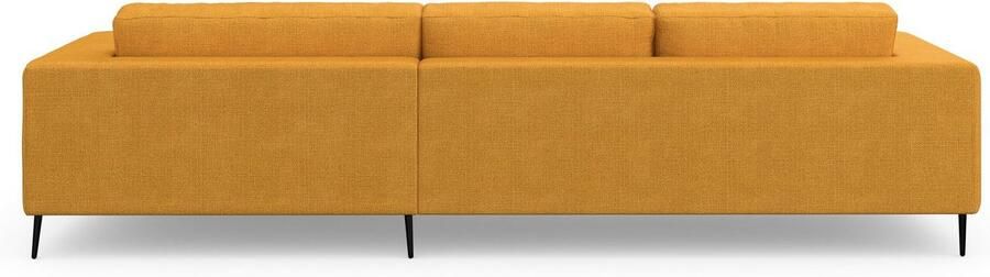 DOMO collection Hoekbank Modica tijdloos en elegant L-vorm moderne uitstraling met extra brede chaise longue ook in corduroy - Foto 7