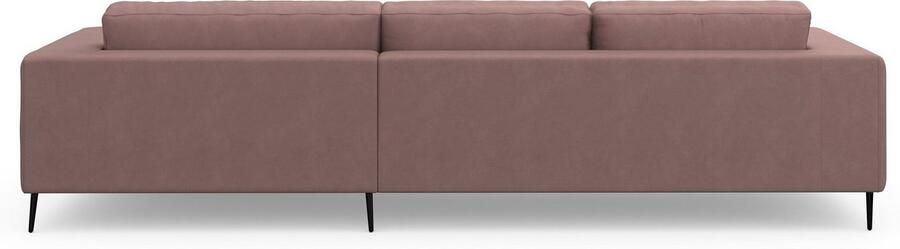 DOMO collection Hoekbank Modica tijdloos en elegant L-vorm moderne uitstraling met extra brede chaise longue ook in corduroy - Foto 6