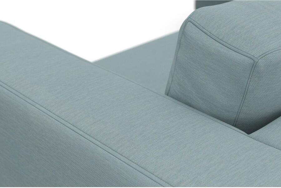 DOMO collection Hoekbank Modica tijdloos en elegant L-vorm moderne uitstraling met extra brede chaise longue ook in corduroy - Foto 3