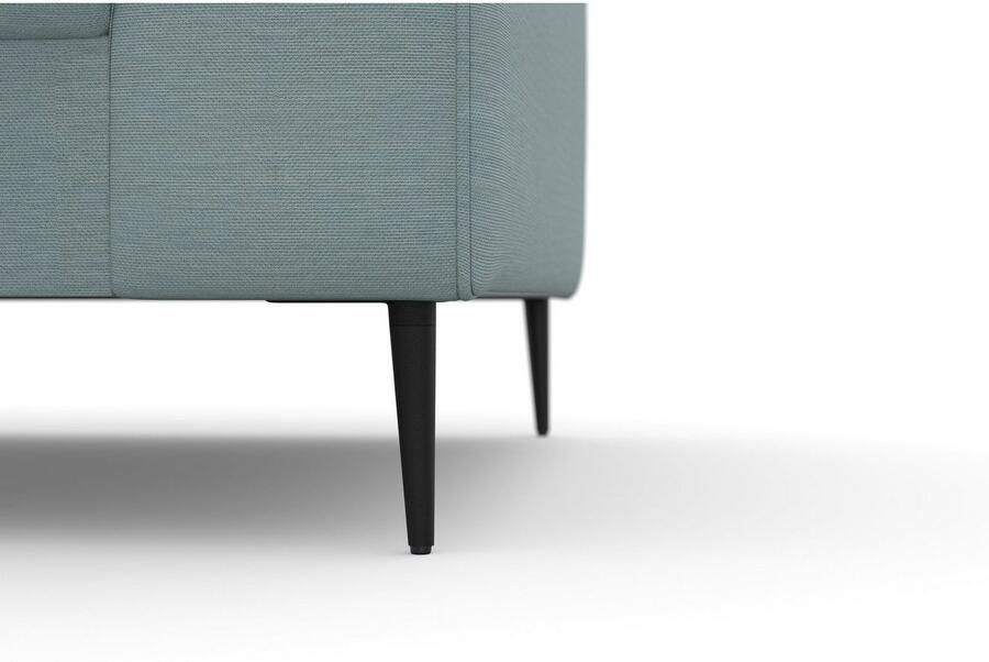 DOMO collection Hoekbank Modica tijdloos en elegant L-vorm moderne uitstraling met extra brede chaise longue ook in corduroy - Foto 4