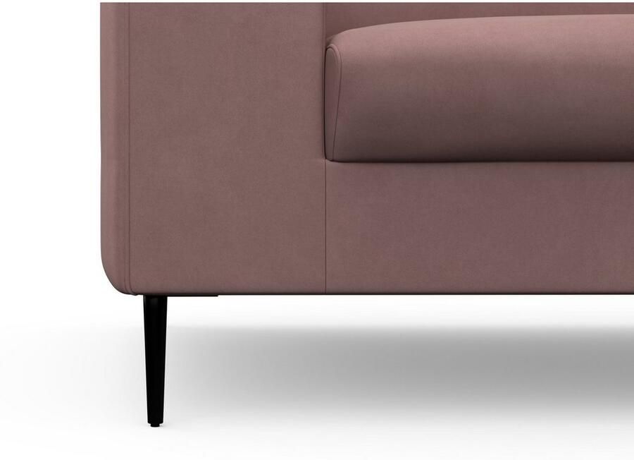 DOMO collection Hoekbank Modica tijdloos en elegant L-vorm moderne uitstraling met extra brede chaise longue ook in corduroy