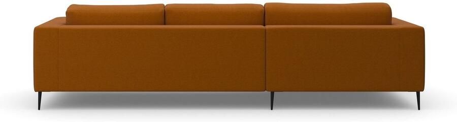 DOMO collection Hoekbank Modica tijdloos en elegant L-vorm moderne uitstraling met extra brede chaise longue ook in corduroy - Foto 7