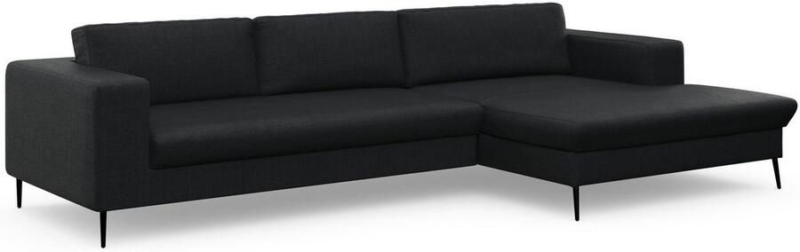 DOMO collection Hoekbank Modica tijdloos en elegant L-vorm moderne uitstraling met extra brede chaise longue ook in corduroy - Foto 6