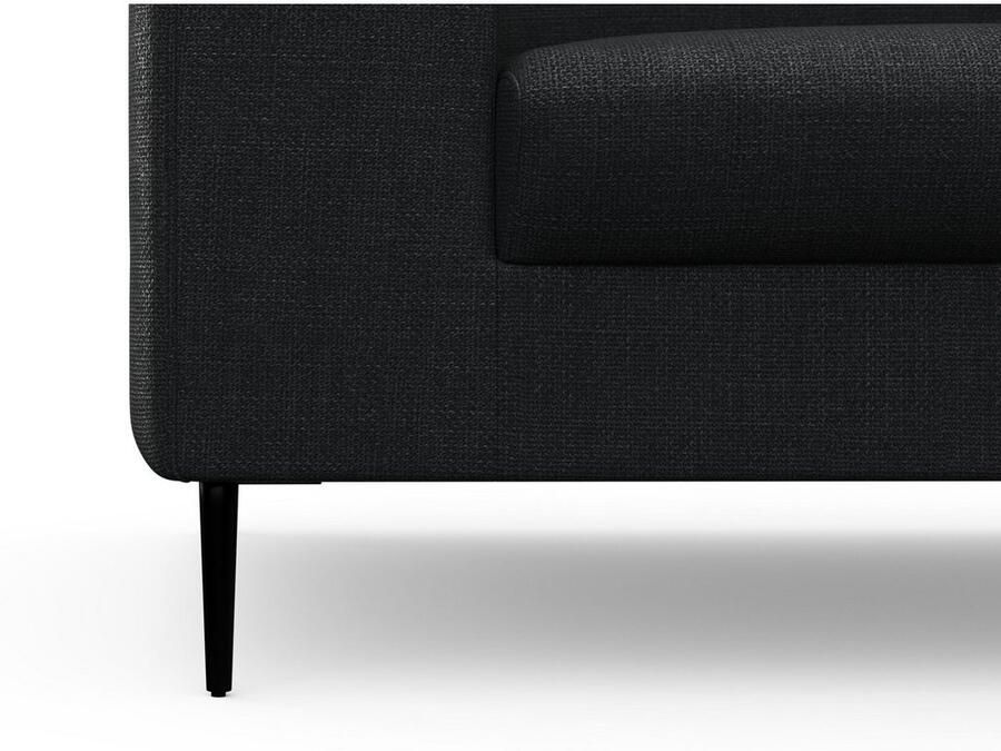DOMO collection Hoekbank Modica tijdloos en elegant L-vorm moderne uitstraling met extra brede chaise longue ook in corduroy