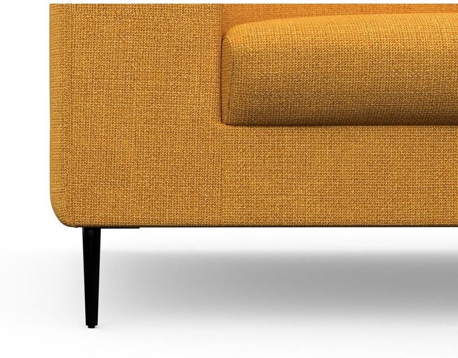 DOMO collection Hoekbank Modica tijdloos en elegant L-vorm moderne uitstraling met extra brede chaise longue ook in corduroy