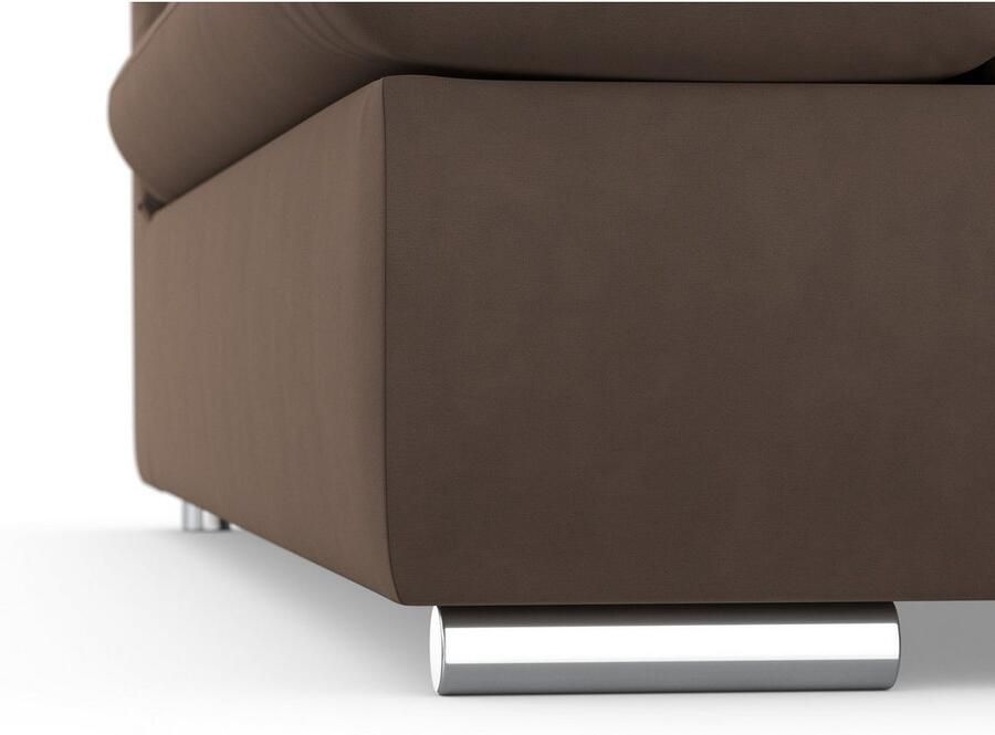 DOMO collection Hoekbank Mona L-vorm optioneel met slaapfunctie