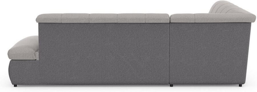 DOMO collection Hoekbank Moric L-vorm keuze met bedfunctie en armleuningverstelling ook in cord - Foto 6