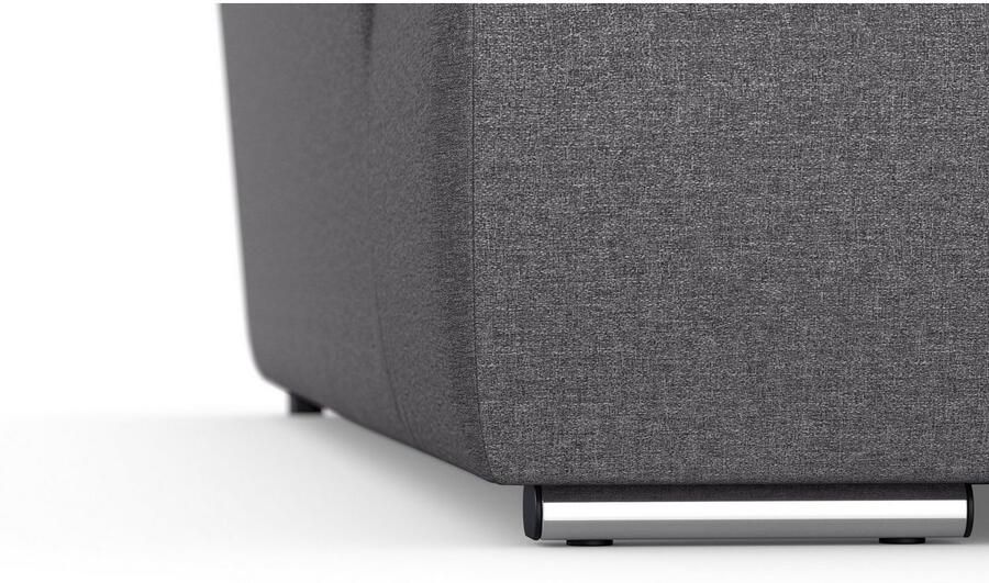 DOMO collection Hoekbank Moric L-vorm keuze met bedfunctie en armleuningverstelling ook in cord - Foto 3