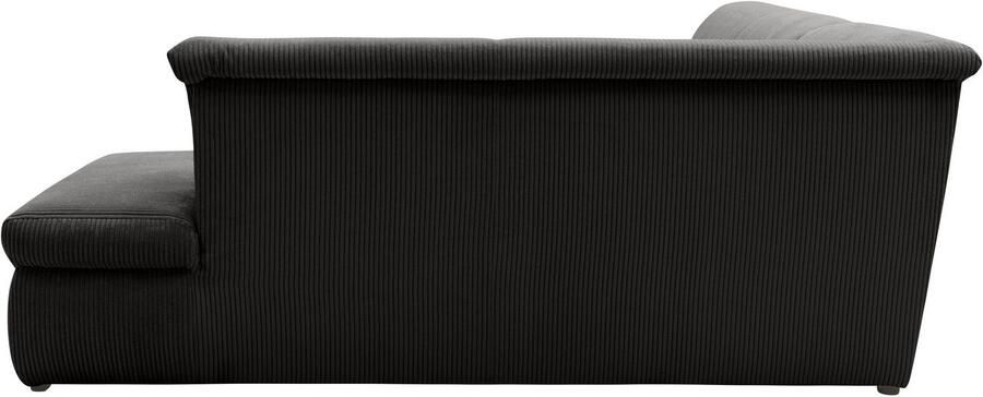 DOMO collection Hoekbank Moric L-vorm keuze met bedfunctie en armleuningverstelling ook in cord - Foto 4