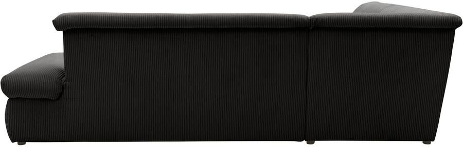 DOMO collection Hoekbank Moric L-vorm keuze met bedfunctie en armleuningverstelling ook in cord - Foto 5