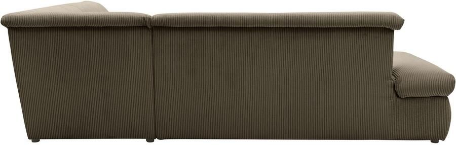 DOMO collection Hoekbank Moric L-vorm keuze met bedfunctie en armleuningverstelling ook in cord - Foto 6