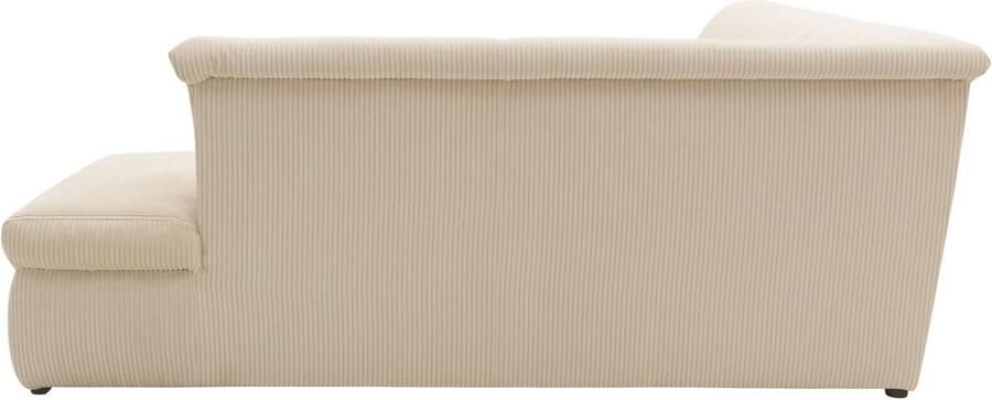 DOMO collection Hoekbank Moric L-vorm keuze met bedfunctie en armleuningverstelling ook in cord - Foto 4