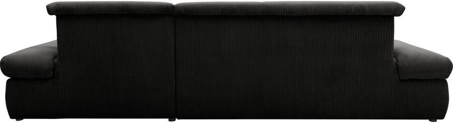 DOMO collection Hoekbank Moric L-vorm XXL-bank Breedte 300cm keuze met bedfunctie en armleuningverstelling donkergroen - Foto 10