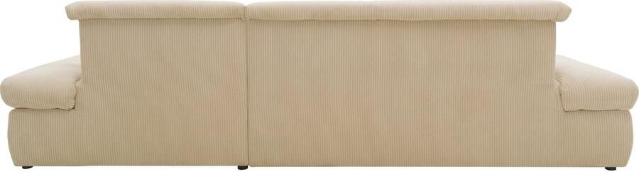 DOMO collection Hoekbank Moric L-vorm XXL-bank Breedte 300cm keuze met bedfunctie en armleuningverstelling donkergroen - Foto 10