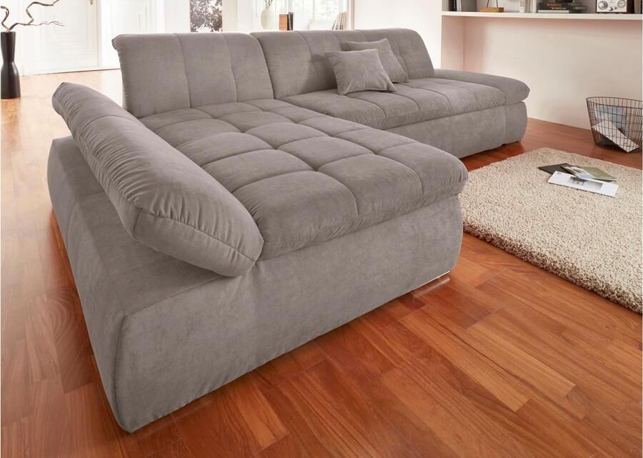 DOMO collection Hoekbank NMoric XXL B D H: 300 172 80cm L-vorm naar keuze met slaapfunctie en verstelbare armleuning - Foto 2