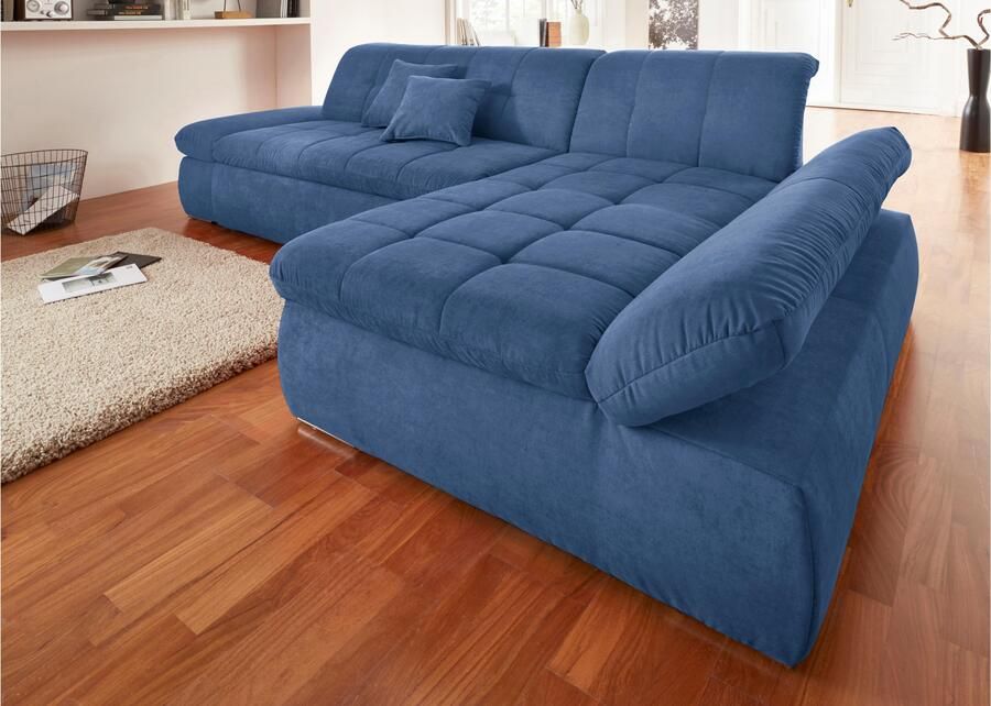 DOMO collection Hoekbank NMoric XXL B D H: 300 172 80cm L-vorm naar keuze met slaapfunctie en verstelbare armleuning - Foto 2