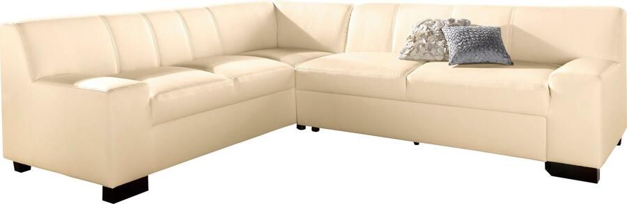 DOMO collection Hoekbank Norma moderne armleuningen tijdloos en elegant L-vorm