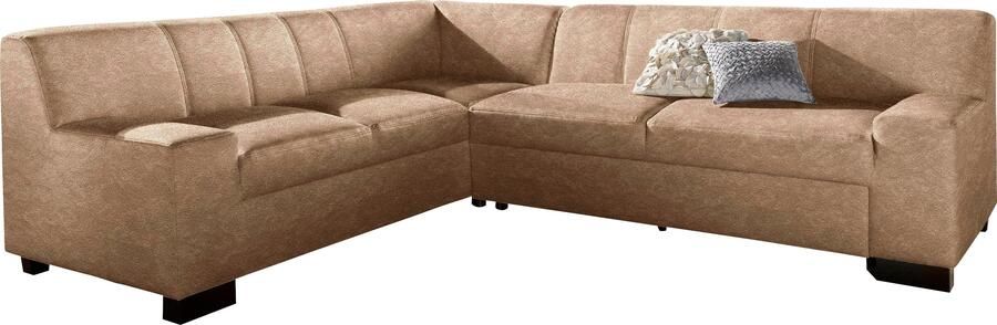 DOMO collection Hoekbank Norma moderne armleuningen tijdloos en elegant L-vorm
