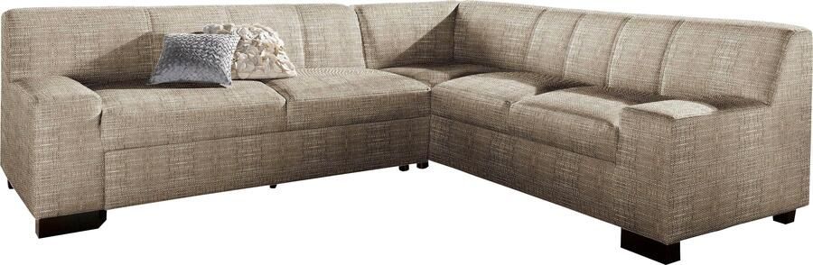 DOMO collection Hoekbank Norma moderne armleuningen tijdloos en elegant L-vorm