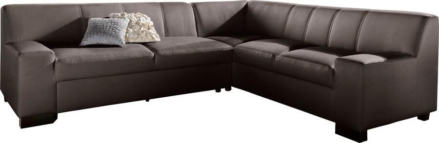 DOMO collection Hoekbank Norma moderne armleuningen tijdloos en elegant L-vorm