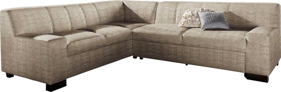 DOMO collection Hoekbank Norma moderne armleuningen tijdloos en elegant L-vorm