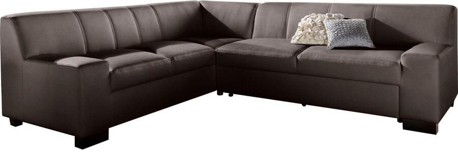 DOMO collection Hoekbank Norma Top elegant en modern platte armleuningen L-vorm - Foto 3