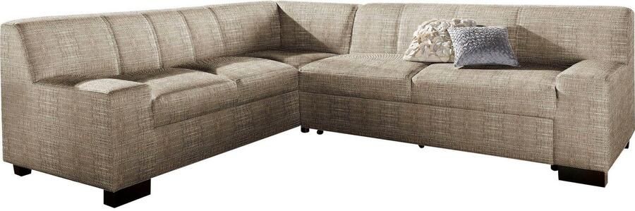 DOMO collection Hoekbank Norma Top elegant en modern platte armleuningen L-vorm - Foto 3