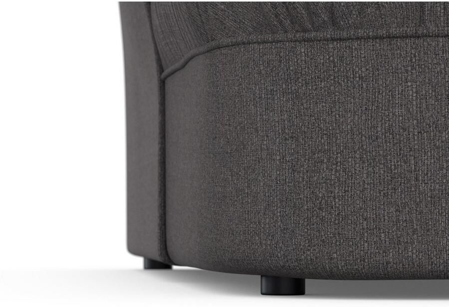 DOMO collection Hoekbank Pegnitz elegante rugstepping compacte afmetingen 238 141cm L-vorm - Foto 3