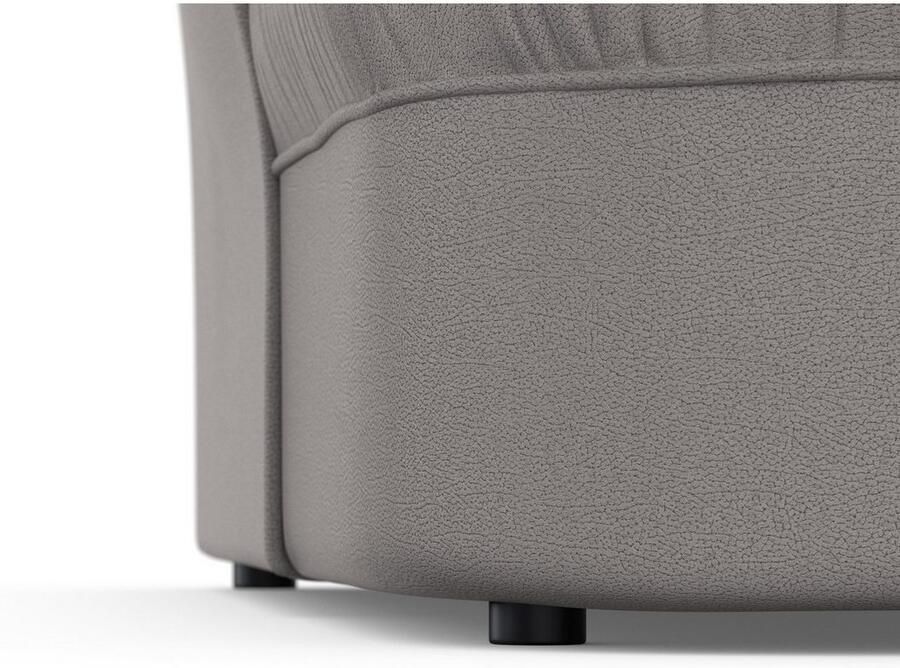 DOMO collection Hoekbank Pegnitz elegante rugstepping compacte afmetingen 238 141cm L-vorm - Foto 2