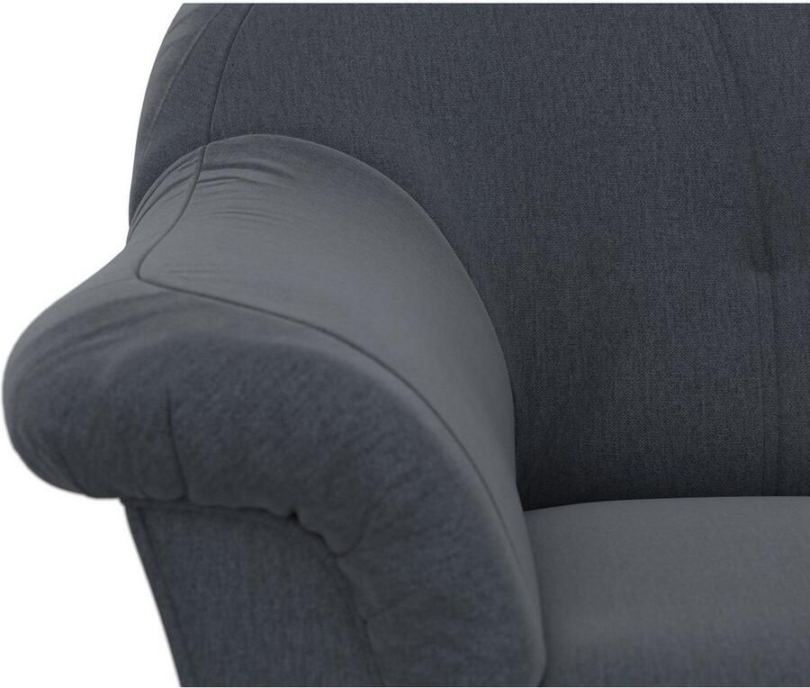 DOMO collection Hoekbank Pegnitz elegante rugstepping compacte afmetingen 238 141cm L-vorm