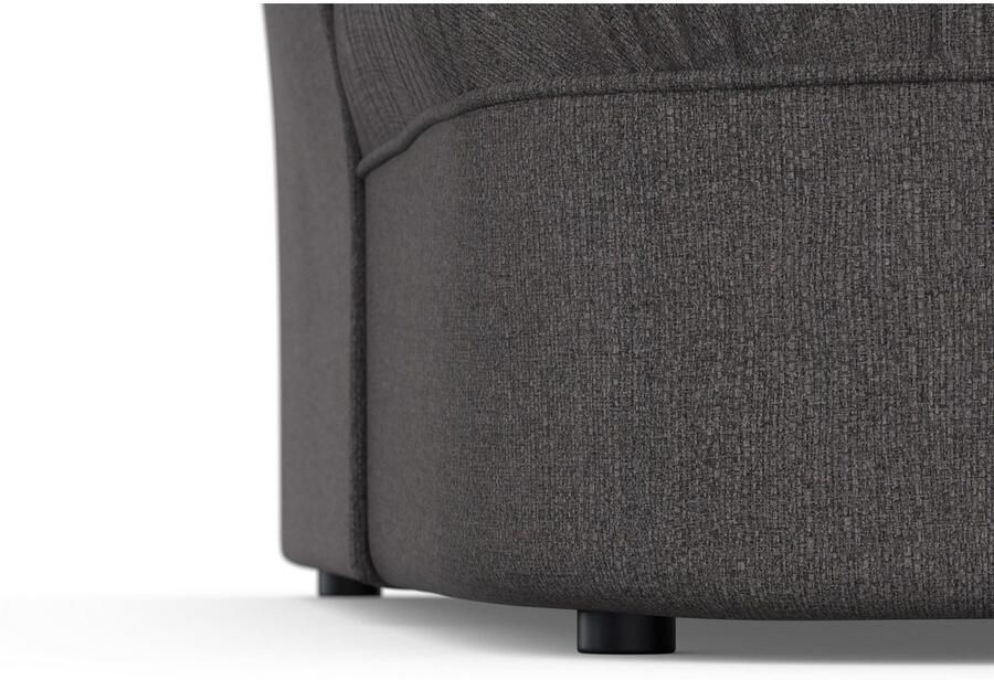 DOMO collection Hoekbank Pegnitz elegante rugstepping compacte afmetingen 238 141cm L-vorm - Foto 3