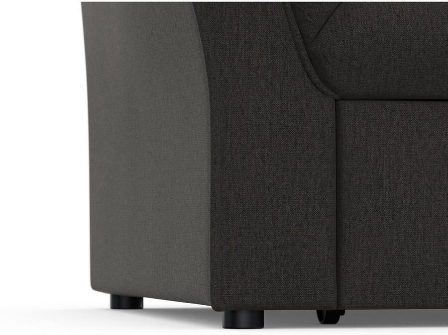 DOMO collection Hoekbank Pegnitz elegante rugstepping compacte afmetingen 238 141cm L-vorm - Foto 2