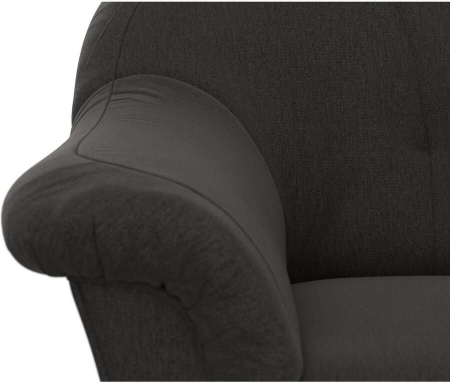 DOMO collection Hoekbank Pegnitz elegante rugstepping compacte afmetingen 238 141cm L-vorm