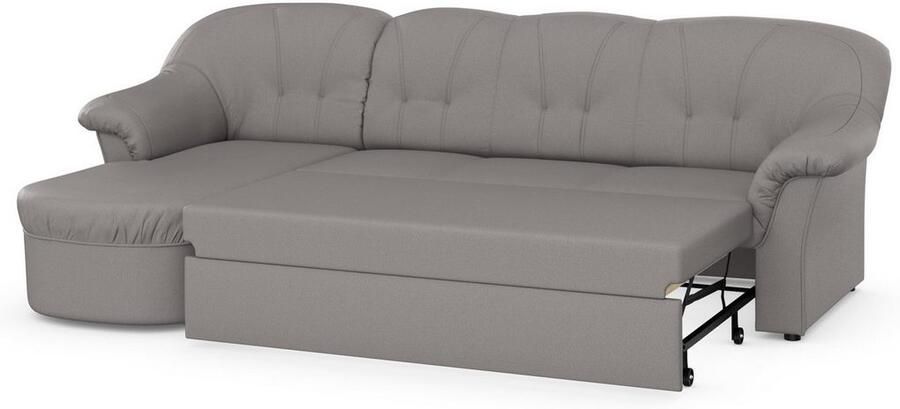 DOMO collection Hoekbank Pegnitz elegante rugstepping compacte afmetingen 238 141cm L-vorm - Foto 4