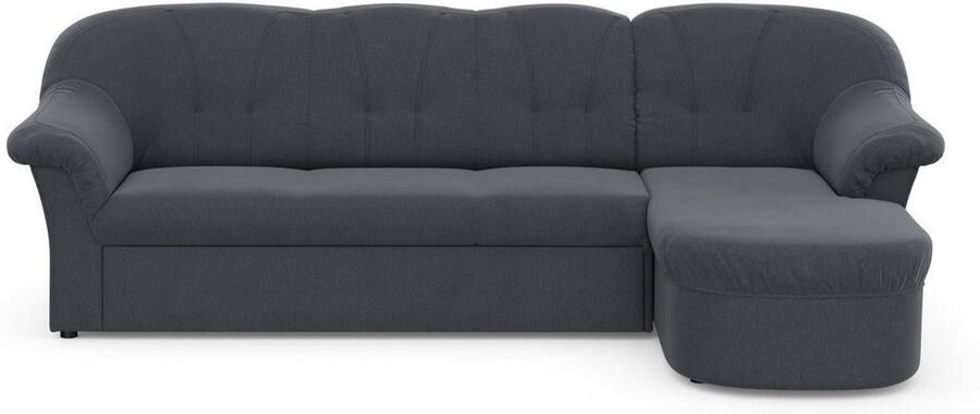 DOMO collection Hoekbank Pegnitz elegante rugstepping compacte afmetingen 238 141cm L-vorm