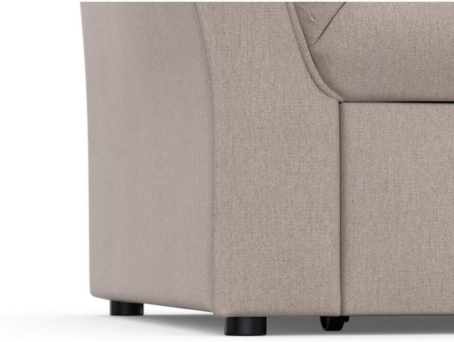 DOMO collection Hoekbank Pegnitz elegante rugstepping compacte afmetingen 238 141cm L-vorm - Foto 4