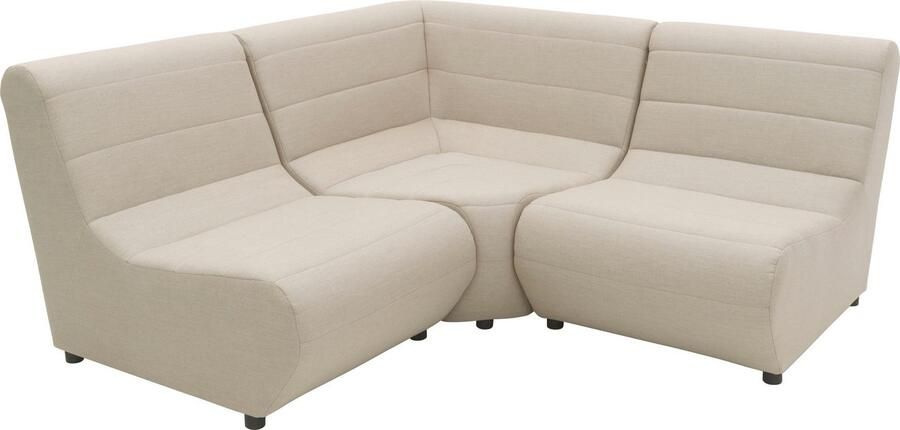 DOMO collection Hoekbank Soleil onderhoudsvriendelijke en weerbestendige bekleding Buiten bijzonder ontwerp en vormgeving individueel uitbreidbaar - Foto 2