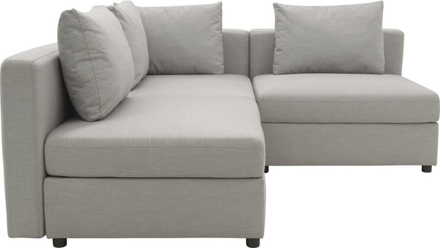 DOMO collection Hoekbank Solskin individueel uitbreidbaar combineerbaar L-vorm met losse kussens. rug- en zijpanelen als steeksysteem. - Foto 2