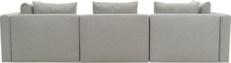 DOMO collection Hoekbank Solskin individueel uitbreidbaar combineerbaar L-vorm met losse kussens. rug- en zijpanelen als steeksysteem. - Foto 5