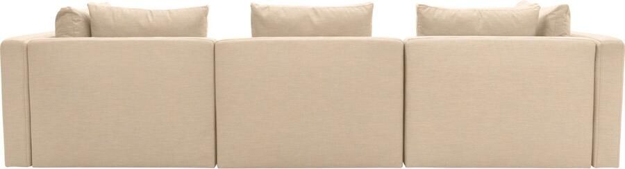 DOMO collection 3-zitsbank Solskin individueel uitbreidbaar combineerbaar met losse kussens. rug- en zijpanelen als steeksysteem. - Foto 4