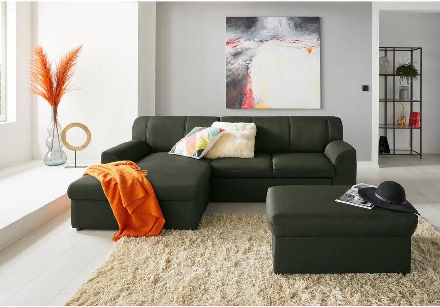 DOMO collection Hocker Topmatras met golfvering op kunststof glijders - Foto 3