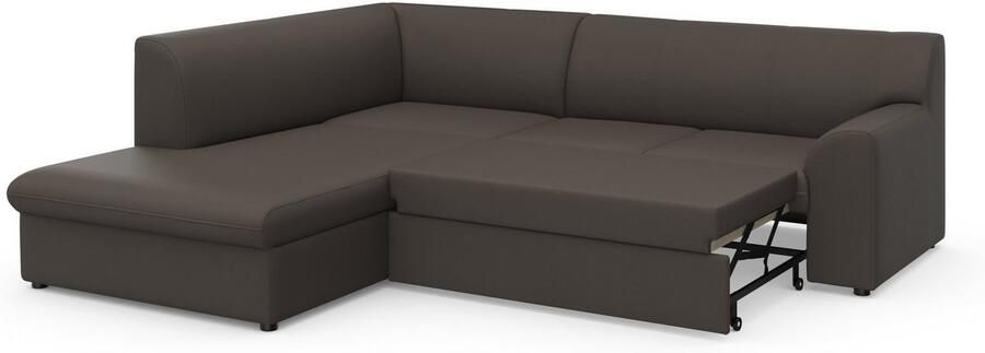DOMO collection Hoekbank Topper L-vorm met ottomane naar keuze met slaapfunctie - Foto 8