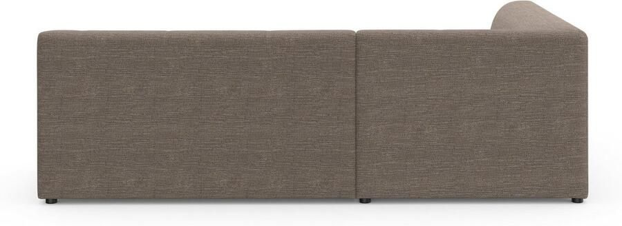 DOMO collection Hoekbank Topper L-vorm met ottomane naar keuze met slaapfunctie - Foto 7